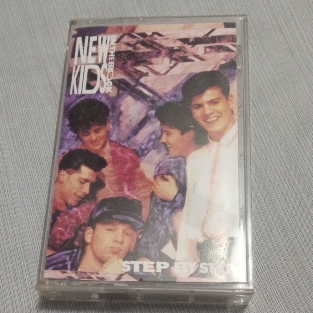 Cassette Tape ~ Step By Step ~ New Kids On The Block ☆1990☆ NKOTB Super Retro